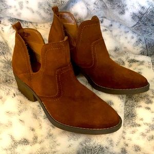 Sonoma Woodcut Whiskey leather upper suede ankle boot